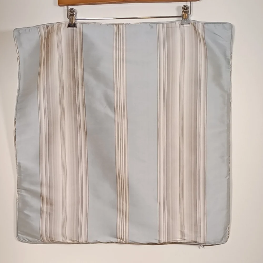 Pottery Barn Silk Stripe Euro Pillow Sham *PAIR*